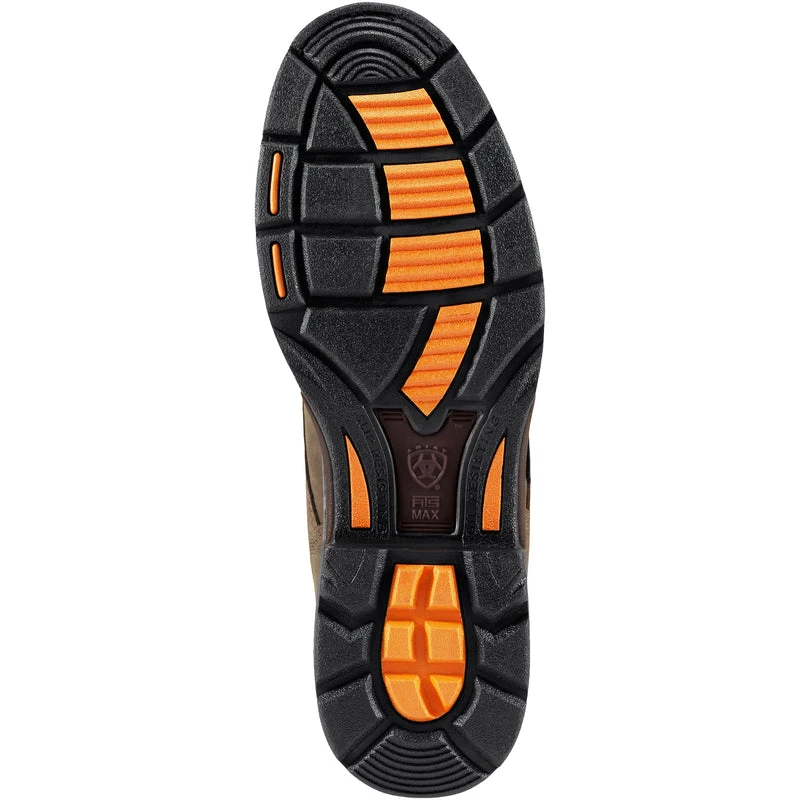 'Ariat' Men's 8" WorkHog WP Soft Toe - Oily Distressed Brown 4 'Ariat' Men's 8" WorkHog WP Soft Toe - Oily Distressed Brown - Image 4