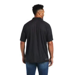 'Ariat' Men's AC Polo - Black -Ariat Deals Store F15 MNS WEST 10014555 back 1024x1024@2x