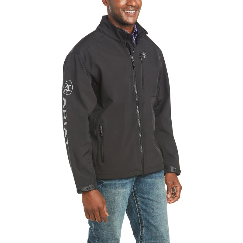 'Ariat' Men's Logo 2.0 Softshell Jacket - Black 1 'Ariat' Men's Logo 2.0 Softshell Jacket - Black
