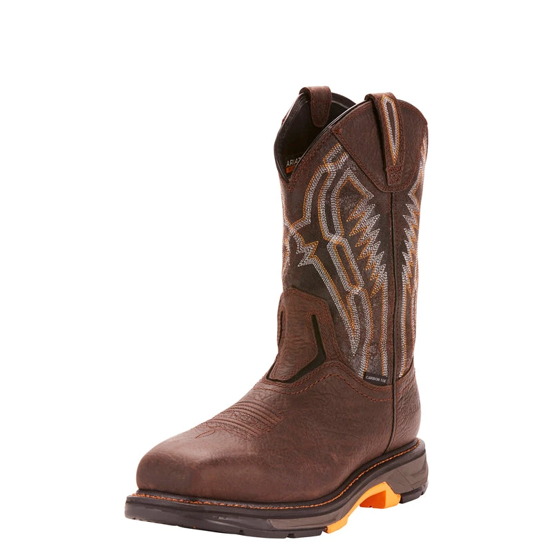 'Ariat' Men's 11" Workhog XT EH Comp Toe - Brown 5 'Ariat' Men's 11" Workhog XT EH Comp Toe - Brown - Image 5