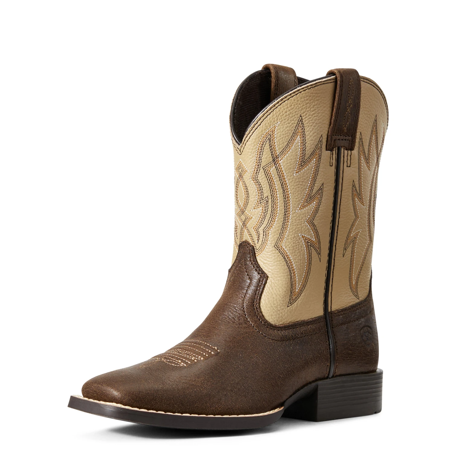 'Ariat' Youth Pace Setter - Timber / Rice Crispy 2 'Ariat' Youth Pace Setter - Timber / Rice Crispy - Image 2