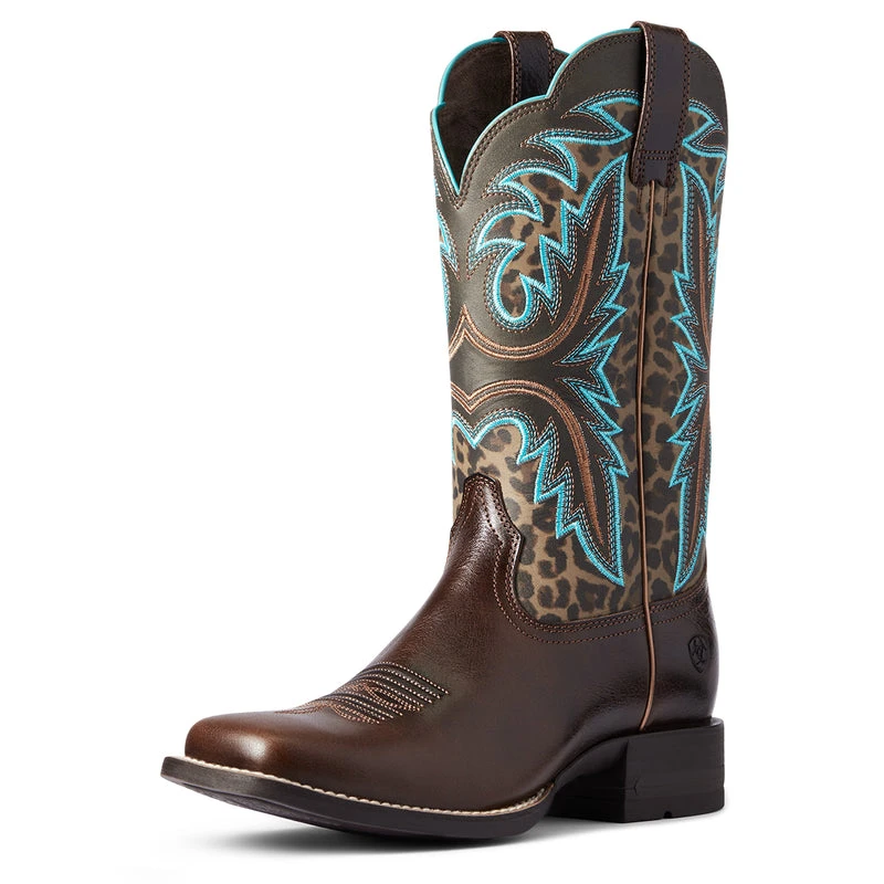 'Ariat' Women's Lonestar Square Toe - Brown 4 'Ariat' Women's Lonestar Square Toe - Brown - Image 4