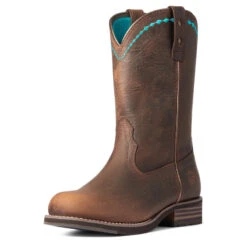 'Ariat' Women's Unbridled Roper Round Toe - Copper Kettle 9 'Ariat' Women's Unbridled Roper Round Toe - Copper Kettle -Ariat Deals Store F21 WMS WEST 10038422 3 4 front 1024x1024@2x