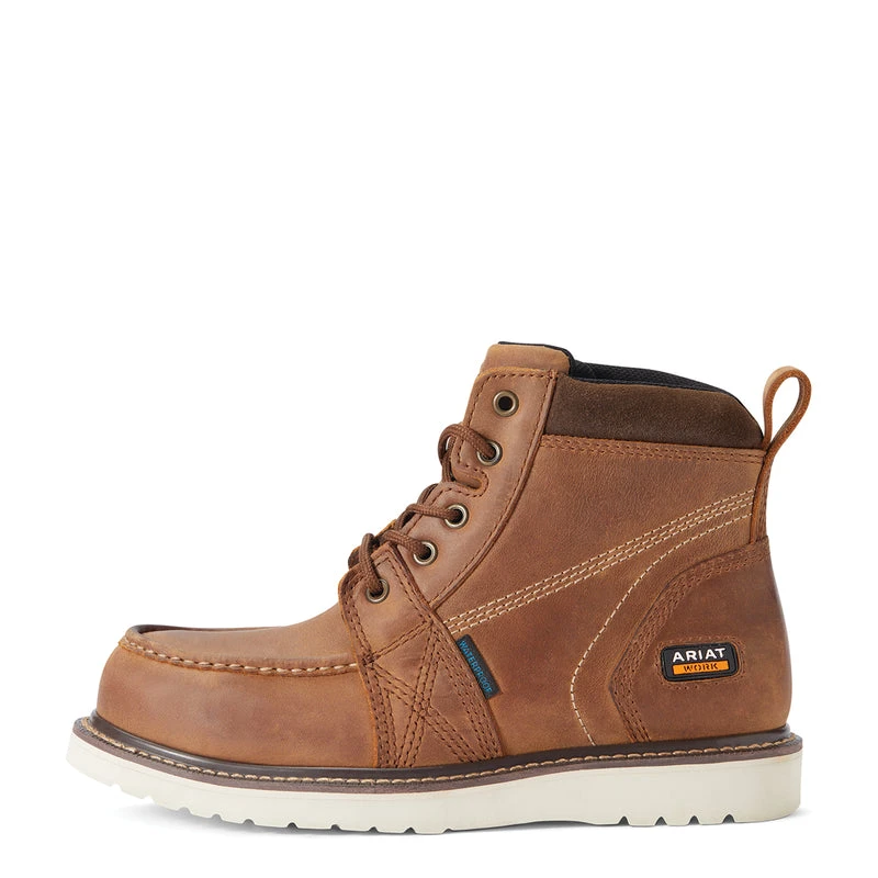'Ariat' Women's Rebar Wedge EH WP Comp Toe - Aged Honey 1 'Ariat' Women's Rebar Wedge EH WP Comp Toe - Aged Honey