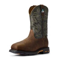 'Ariat' Men's 11" WorkHog MetGuard EH Comp Toe - Ridge Brown 9 'Ariat' Men's 11" WorkHog MetGuard EH Comp Toe - Ridge Brown -Ariat Deals Store S16 MNS WORK Couto 10017174 3 4 front 1024x1024@2x
