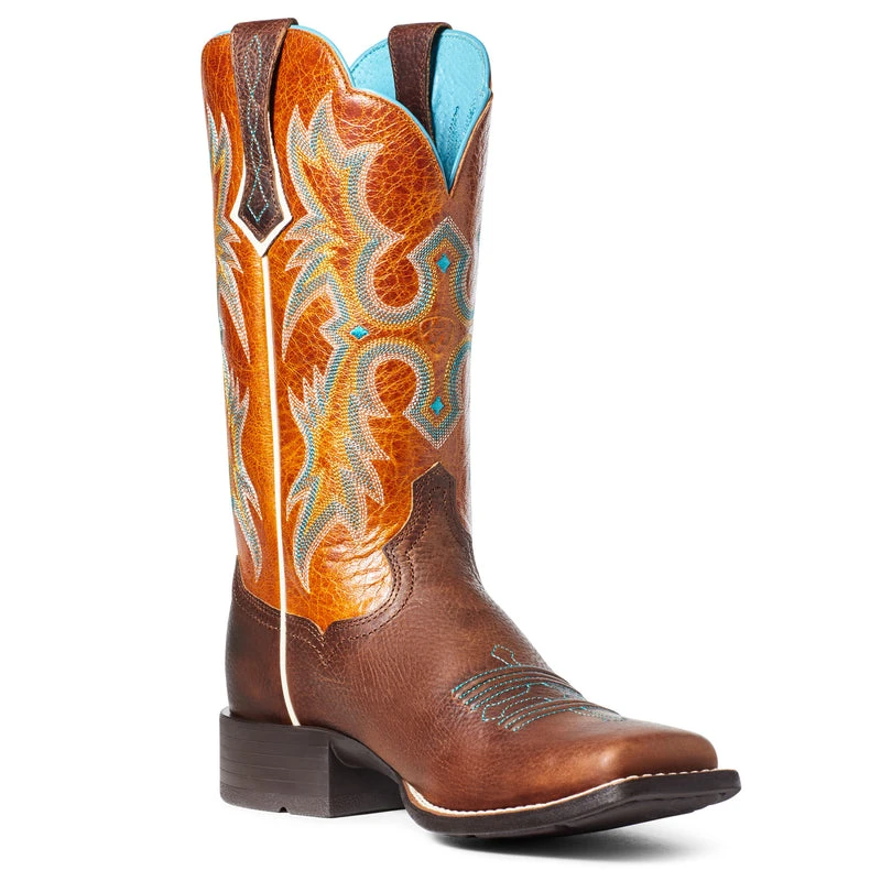 'Ariat' Women's Tombstone Western Square Toe - Hickory 4 'Ariat' Women's Tombstone Western Square Toe - Hickory - Image 4
