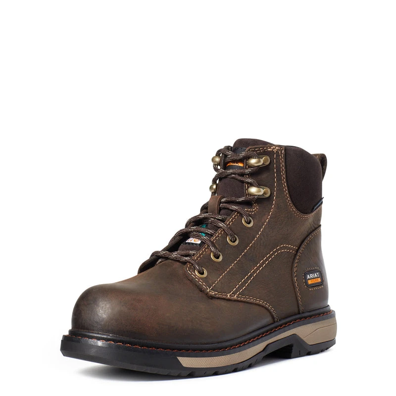 'Ariat' Women's 6" Riveter EH WP Comp Toe - Brown 6 'Ariat' Women's 6" Riveter EH WP Comp Toe - Brown - Image 6
