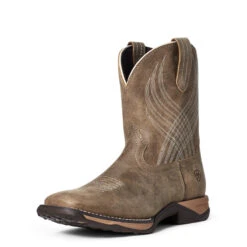 'Ariat' Youth 8" Anthem Western Square Toe - Brown Bomber -Ariat Deals Store S21 YTH WEST 10035778 front 1024x1024@2x