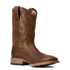 'Ariat' Men's 11" Rowder VentTek 360° Western Square Toe - Earth / Mack Brown -Ariat Deals Store S22 MNS WEST 10040237 medial 1024x1024@2x