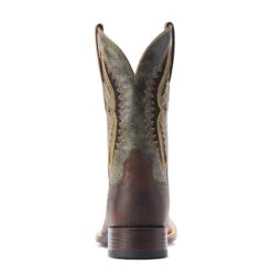 'Ariat' Men's 11" Rowder VentTEK 360° Western Square Toe - Rust / Forest Green -Ariat Deals Store S23 MNS WEST 10044478 heel 1024x1024@2x