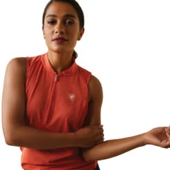 Ariat Deals Store 25 'Ariat' Women's Hailey 1/4 Zip Baselayer - Burnt Sienna