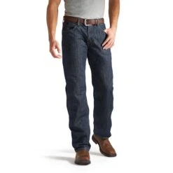 Ariat M3 Shale FR Loose Fit Jeans - Medium Wash Denim